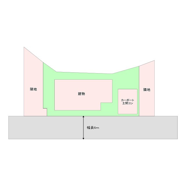 山形市明神前2番17の区画図