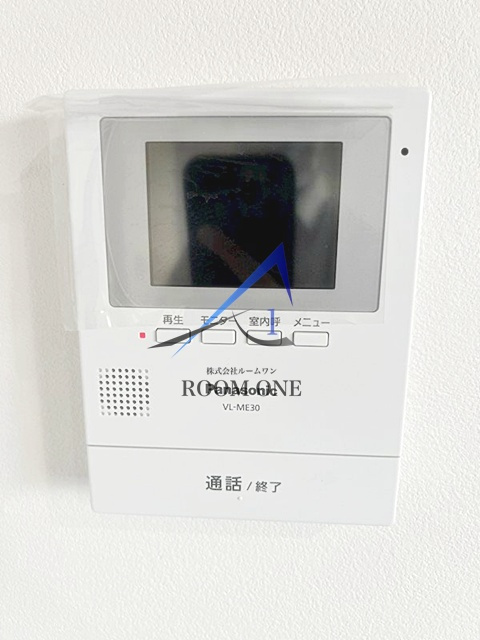 カーサエビスのセキュリティ|モニター付きインターホンです。