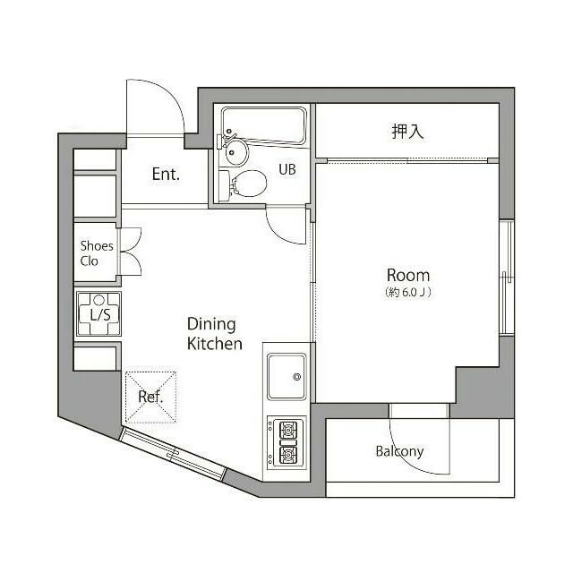 プラチナハウス高輪の間取り|間取りです。