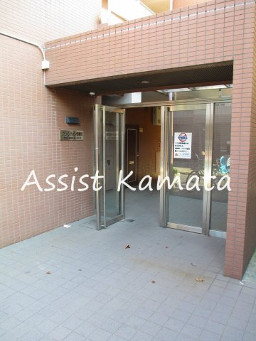 グリーンハイツ多摩川のエントランス