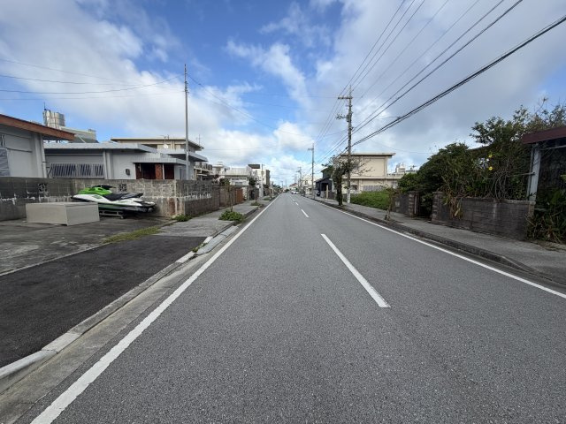 南城市つきしろ　第3（全2棟）ラスト1号棟の前面道路含む現地写真|※南側公道12m♪