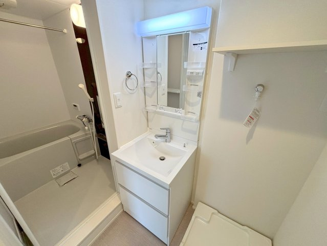 ハーモニーテラス三津屋南の洗面所