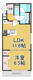 シトラス武庫之荘の間取り