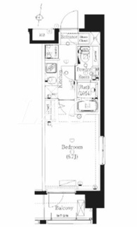 【間取り】 | プレセダンヒルズ北千住 | 間取りです。