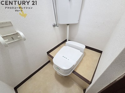 ゆったりとした空間のトイレです
