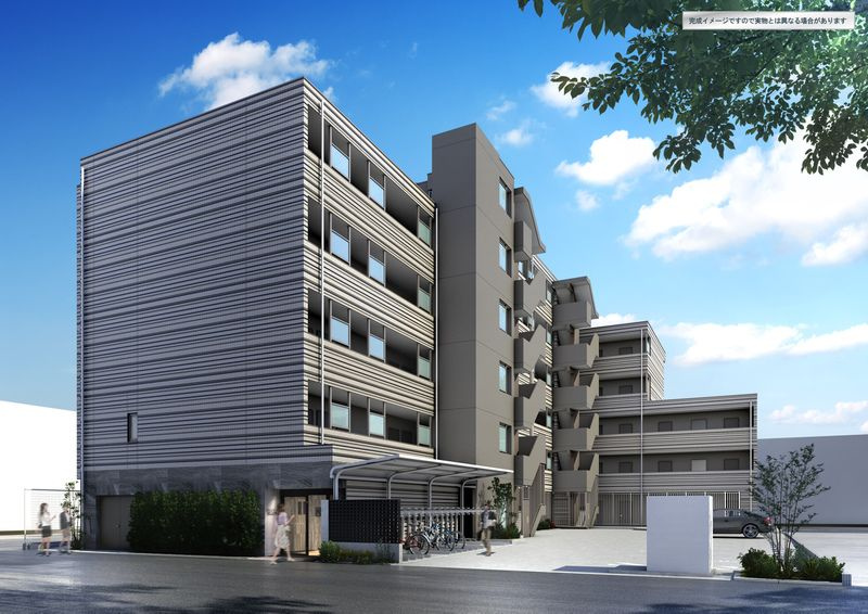 RELUXIA武蔵中原Ⅱの外観パース