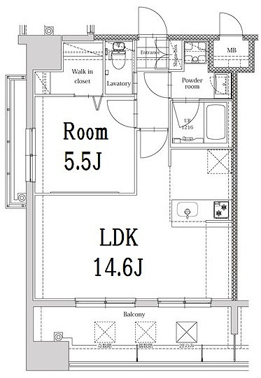 新品家具付きマンション千代7(KaGood福岡)の間取り|※間取りと異なる場合は現状を優先します。