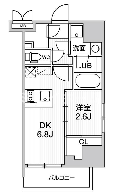 SYFORME大井町Ⅱの間取り