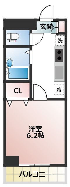 ヴィータローザ東府中の間取り