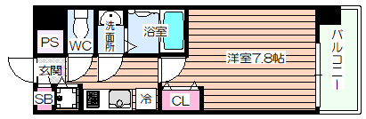 【間取り】 | ルミエール野田阪神