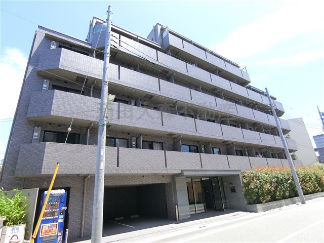 ルーブル東矢口の外観|2017年3月築　RC鉄筋コンクリート造地上6階建て1K～2DK総戸数55戸の分譲賃貸マンション　東急多摩川線矢口渡駅最寄りの東京都大田区東矢口3丁目、池上線蓮沼駅と、JR京浜東北線蒲田駅も徒歩圏内　