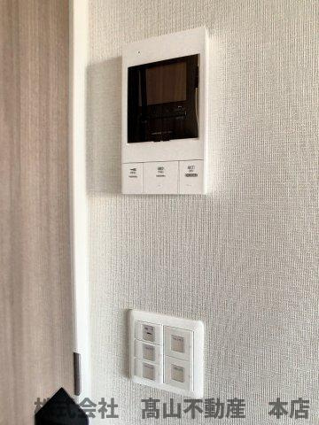 宗像市東郷５丁目の賃貸マンションのセキュリティ