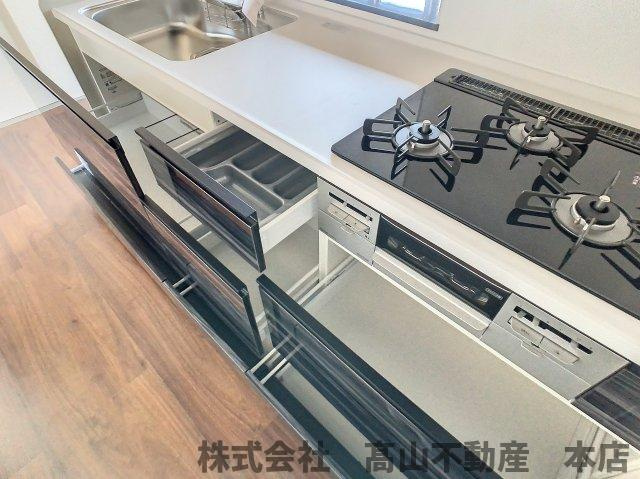 宗像市東郷５丁目の賃貸マンションのキッチン