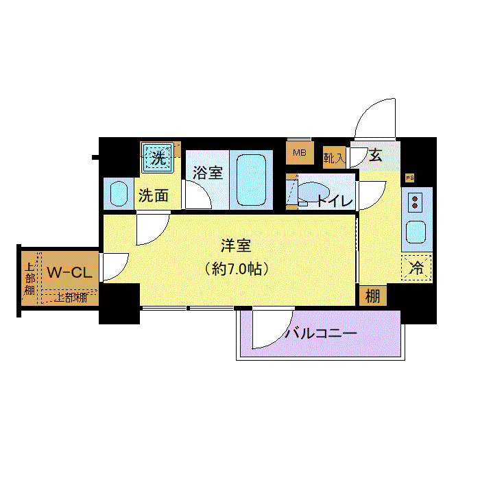 クレヴィスタ梅島の間取り