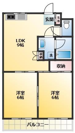 クレイドル新和の間取り