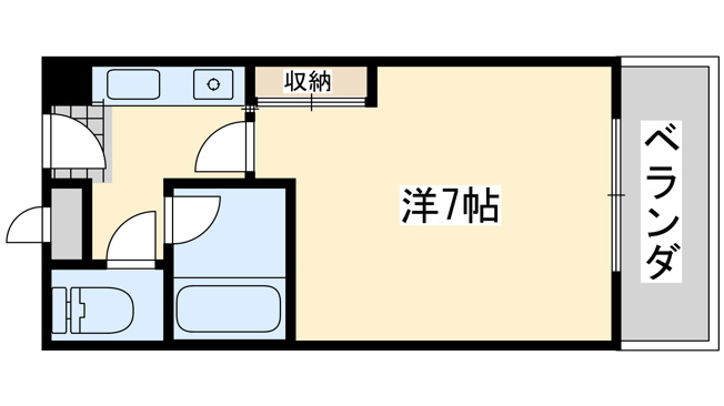 【間取り】 | シャルマンフジ貝塚弐番館