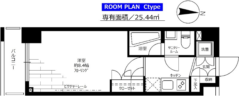 ステージファースト両国アジールコートの間取り