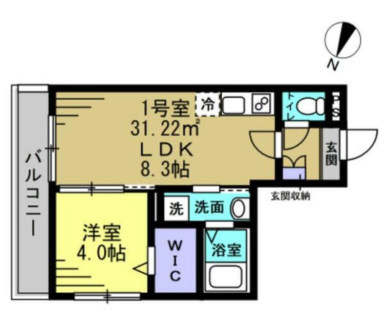 ＡＪ南行徳Ｎｏｒｔｈの間取り