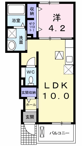 アルバータ　Ⅲの間取り|間取図