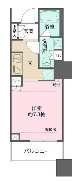 千住ザ・タワーの間取り|間取りです。