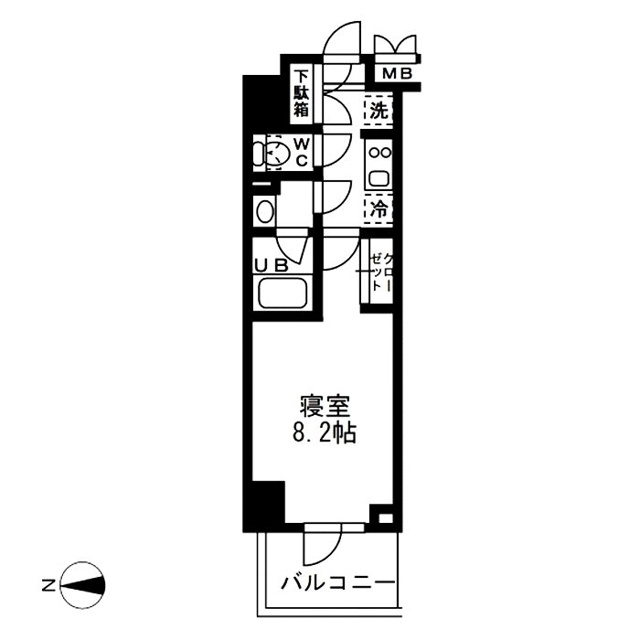 新品家具付きマンション亀戸8(KaGood東京)の間取り|※間取りと異なる場合は現状を優先します。