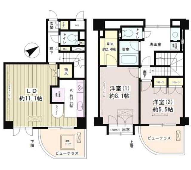 Ｌａｐｙｕｔａの間取り
