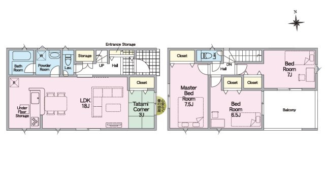 【間取り】 | 津島市江東町３丁目41-25『仲介料無料』新築戸建て | 4号棟