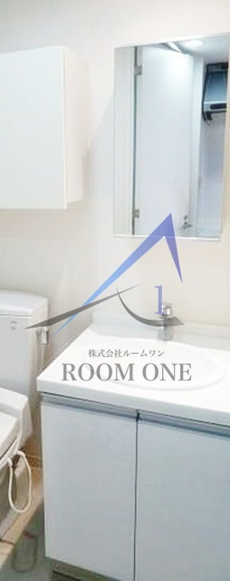 リアルスウィート三軒茶屋の洗面所|洗面台です。
