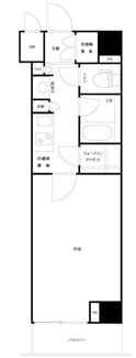 【間取り】 | ルーブル浜松町  | 間取りです。