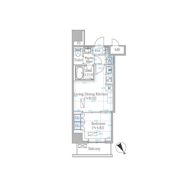 ＳＡＮＫＹＯ　ＹＯＫＯＨＡＭＡ　ＣＡＭＰＵＳの間取り