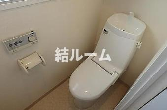 板橋区小豆沢１丁目の賃貸マンションのトイレ
