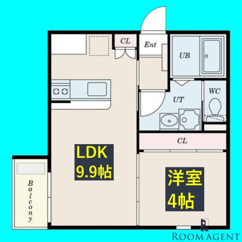 フローネル六番町の間取り
