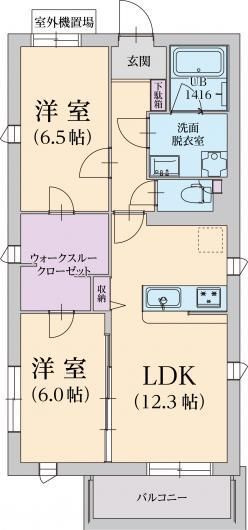 アルフィーネの間取り