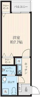 【間取り】 | フォセット新大橋 | 間取りです。