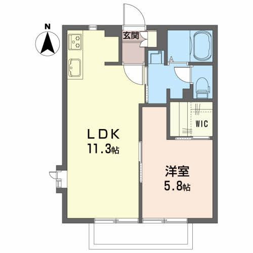 ロ－アン・アボ－ドＡの間取り