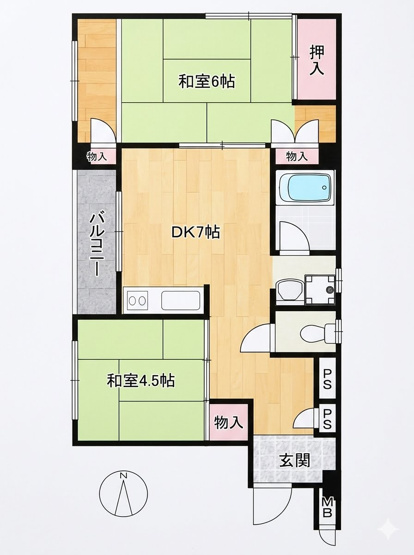 【間取り】 | 信愛ビル