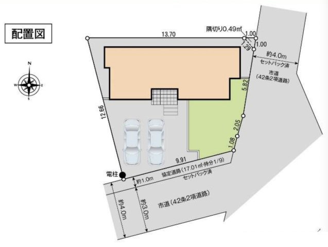 【区画図】 | 加須市久下5丁目　中古戸建