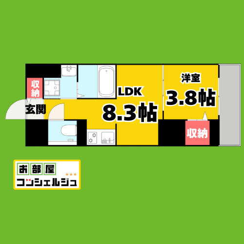 ザ・レジデンスパーク栄の間取り