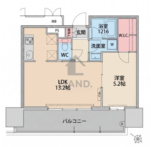 RJRプレシア天神サウス　警固小学校区の間取り|RJRプレシア天神サウス