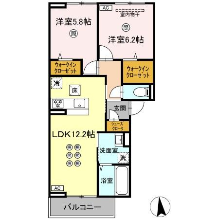 【間取り】 | モン　サン　ブルー