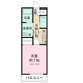【間取り】 | ＬＥＯ六拾伍番館 | 間取りです。