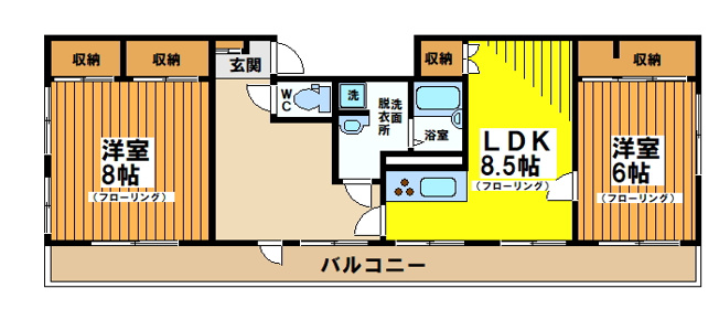 【間取り】 | コーポ順