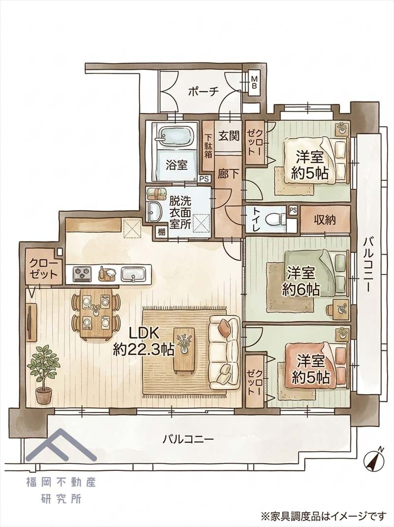 シティライフ山王公園南の間取り