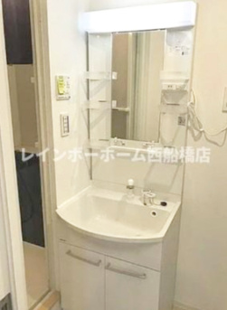 カルム西船橋の独立洗面台