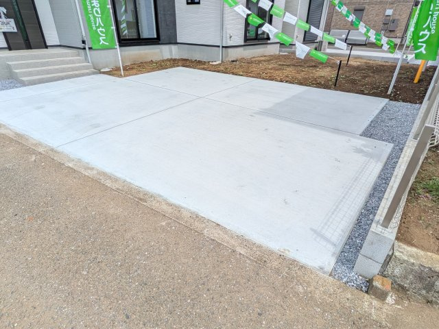 つくば市東光台　2期　新築戸建て　1号棟の駐車場|駐車は4台可能です♪