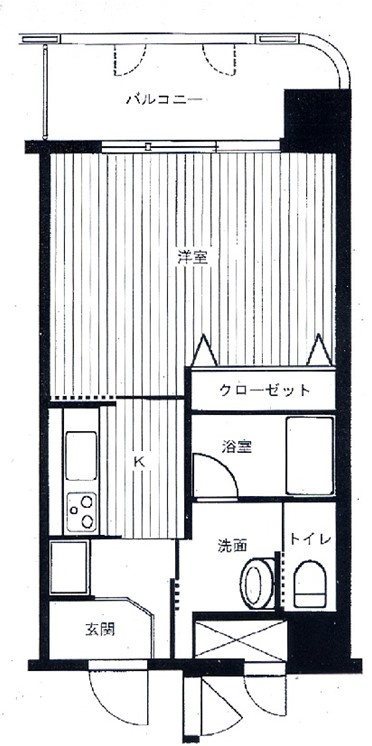 OMマンション東生駒の間取り