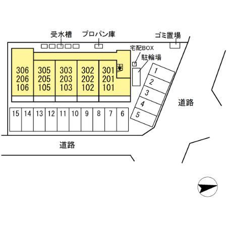 MスカイⅥのその他|配置図