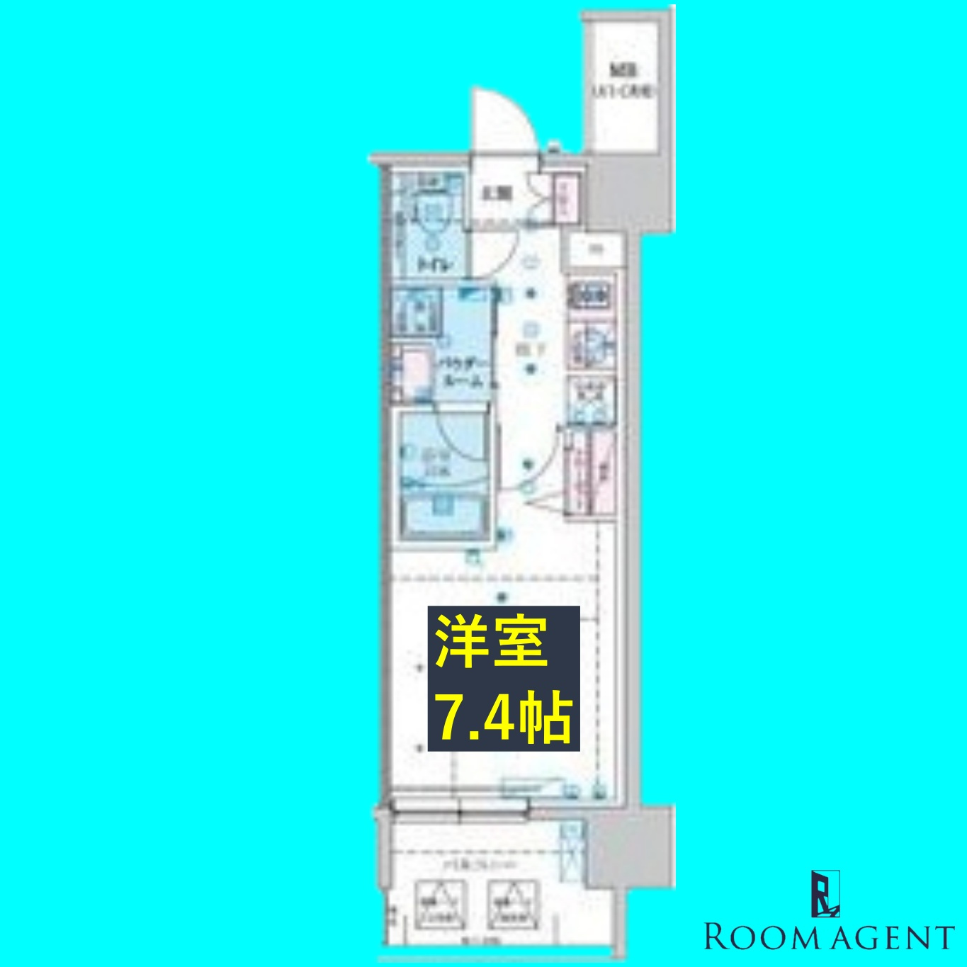 リヴシティ新栄の間取り
