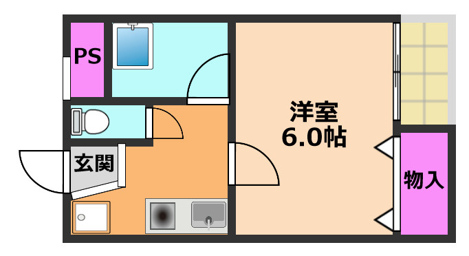 サンシティ柳川の間取り