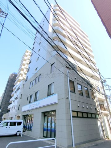 ルミークアン蒲田の外観|1991年3月築　SRC鉄骨鉄筋コンクリート造地上12階建て　東京都大田区東蒲田2丁目　
JR京浜東北線蒲田駅徒歩12分、京浜急行本線京急蒲田駅徒歩5分